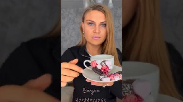 Пионы из холодного фарфора/холодный фарфор/полимерная глина/сладости из полимерной глины/разница смотреть онлайн