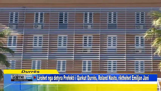 Lirohet nga detyra Prefekti i Qarkut Durrës, Roland Nasto, rikthehet Emiljan Jani смотреть онлайн