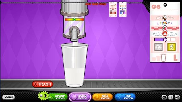 Papa's Freezeria HD Day 75 New Customer Bertha Breakfast Blast Mini Game смотреть онлайн