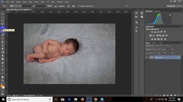How to crop,resize and rotate an image on Photoshop смотреть онлайн