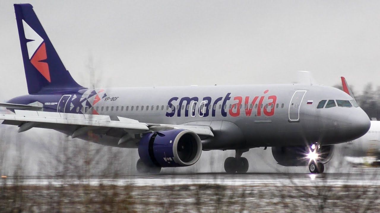 Airbus А320 NEO SmartAvia (версия для #Shorts)