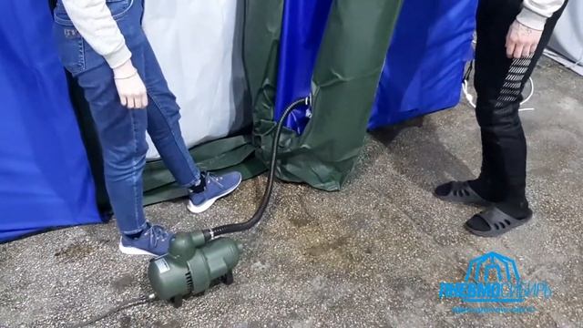 Мобильная Надувная Баня 4,0 x 3,0 x 2,5м. смотреть онлайн