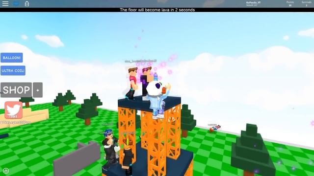 ?ААааа ГОРЮ ? РОБЛОКС ПОЛ ЭТО ЛАВА - Roblox Floor is Lava смотреть онлайн