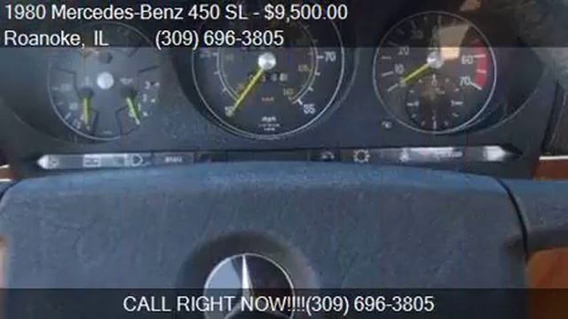 1980 Mercedes-Benz 450 SL Roadster convertible for sale in R смотреть онлайн