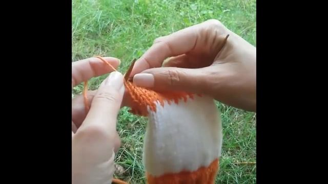 Носки спицами с двойной резинкой смотреть онлайн