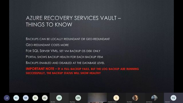 Azure SQL Backup Options Chicago Data Professionals 20210610 Meeting Recording смотреть онлайн