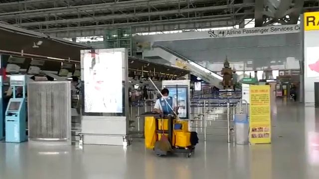 Как выглядит аэропорт Бангкока в период пандемии
