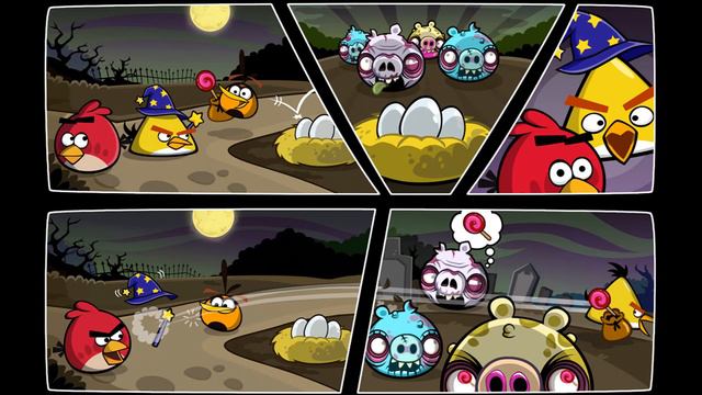 Angry Birds Friends- All Comic Cutscenes смотреть онлайн