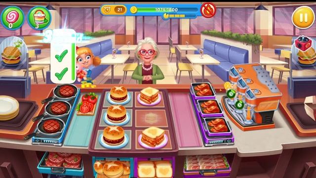 Crazy Chef - Food Truck Restaurant Cooking - Unlimited gold money and diamonds - Level 78 to 100 смотреть онлайн