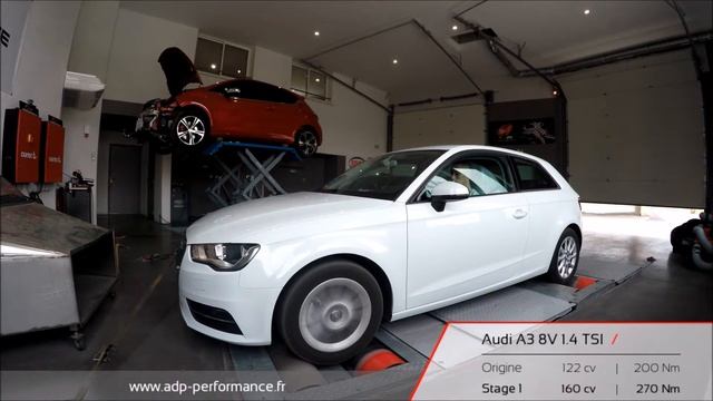 Reprogrammation moteur Audi A3 8V 1.4 TSI 122 @ 160 PS - ADP Performance смотреть онлайн