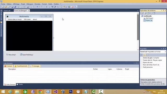 الدرس 2 : إنشاء مشغل ملتميديا | create mediaplayer in vb.net смотреть онлайн