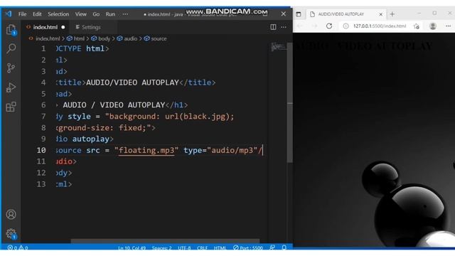 TUTORIAL CARA MENAMBAHKAN AUDIO/VIDEO AUTOPLAY DI HTML - HTML (AUDIO) #css #html #csstutorial смотреть онлайн