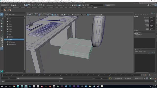 Maya Modeling Tutorial - Smooth смотреть онлайн