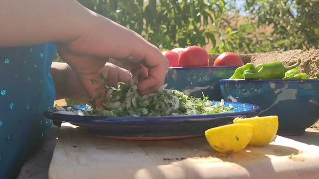 The Most Popular Iranian Food: Grilled Chicken/village Life/Iranian Cooking