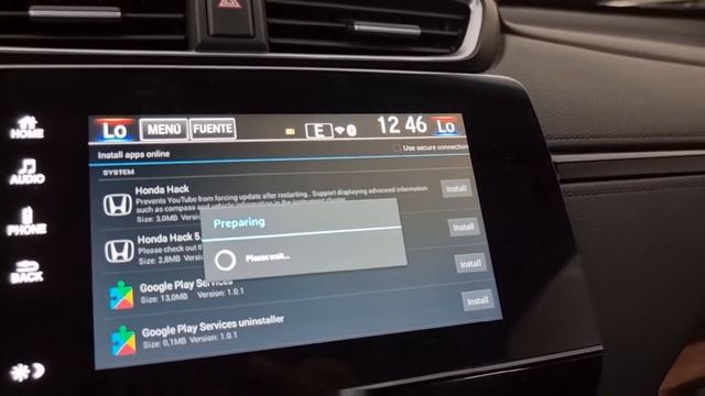 Instalando Apps en Radio Honda 2017 OEM смотреть онлайн