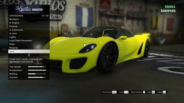 GTA 5 PFISTER 811 BEST COLOR SCHEME "PORSCHE 918 WEISSACH" EDITION NEW UPDATE NEON YELLOW PAINT JOB смотреть онлайн