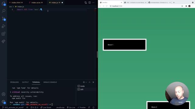 How to animate HTML elements on scroll смотреть онлайн