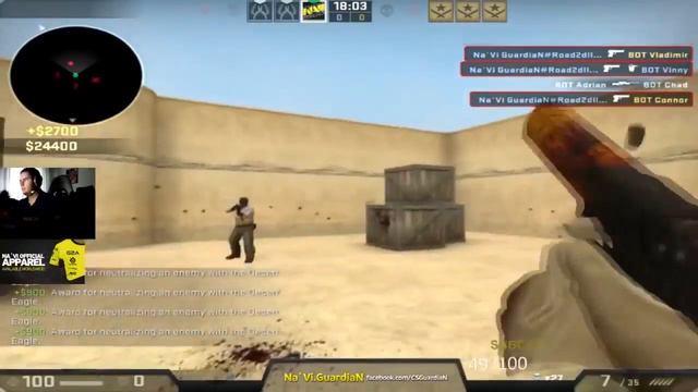 HOW TRAINING GUARDIAN CSGO???? Как тренируется Гвардиан в КС:ГО смотреть онлайн