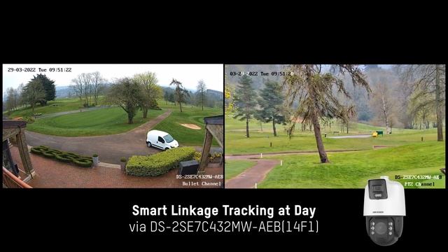 Hikvision TandemVu PTZ Camera Demonstration | 2-Channel View in One Camera смотреть онлайн