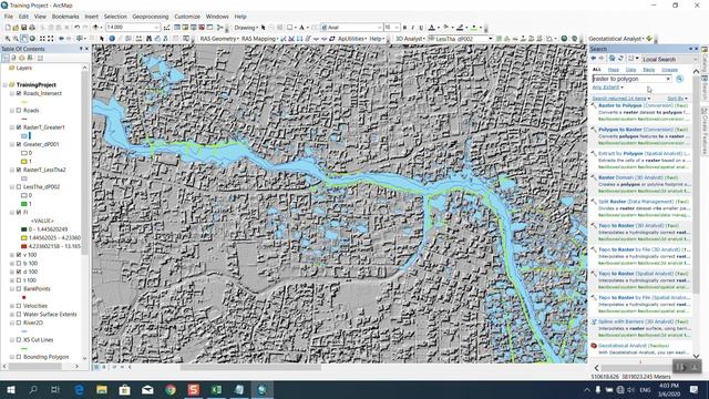 Flood Risk Analysis&Assessment using HEC RAS, ArcGIS & Excel. смотреть онлайн