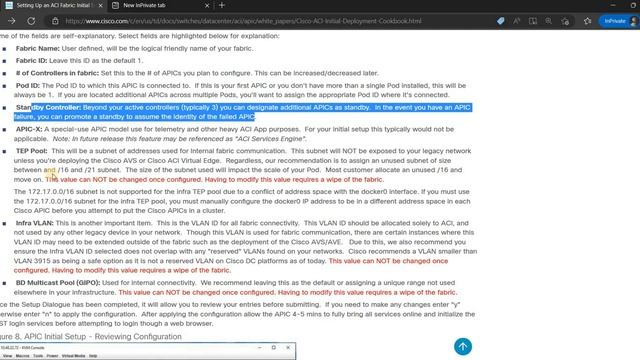Configuração inicial Cisco ACI | APIC | Initial Setup смотреть онлайн