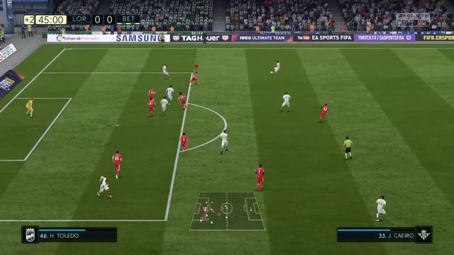Лорка - Бетис FIFA 18 (6 тур Чемпионата Испании по футболу Ла-Лига) смотреть онлайн