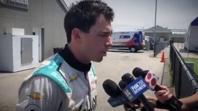 Despite Indy 500 practice crash, Dalton Kellett says 'we'll be ready to go' on Sunday смотреть онлайн