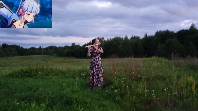 "Dance of Heron" flute cover 🩵 @shvaboshka #music #flute #genshinimpact #genshin #fyp смотреть онлайн