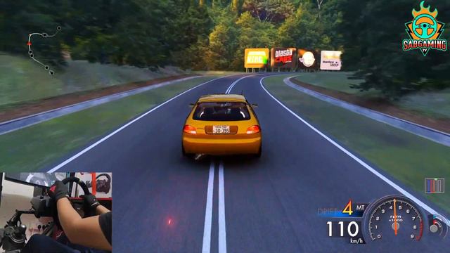 Proton Satria Top Speed 220km/h | Batang Kali | Assetto Corsa смотреть онлайн