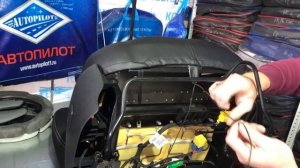 Установка авточехлов на РЕНО МЕГАН 3 / РЕНО ФЛЮЕНЦ