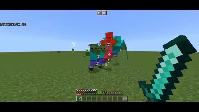 CARA MEMANGGIL MUTANT ZOMBIE Addon MCPE смотреть онлайн