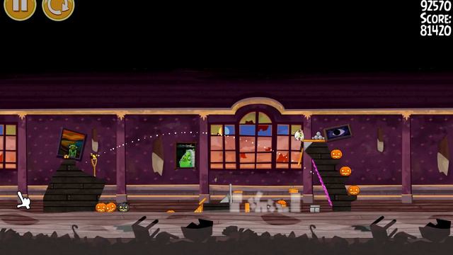 Angry Birds Seasons. Haunted Hogs (level 1-11) 3 stars Прохождение от SAFa смотреть онлайн