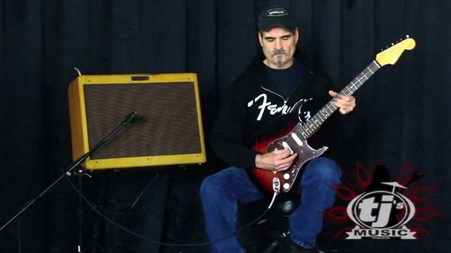 TJ's Music Demos: Fender Artist Series John Mayer Stratocaster Electric Guitar 3-Tone Sunburst смотреть онлайн