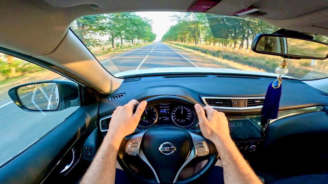 NISSAN X TRAIL тест драйв от первого лица смотреть онлайн