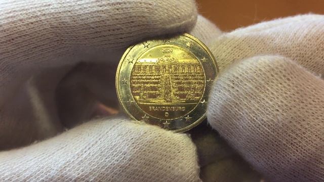 Новинка 2020 года. 2 евро Бранденбург. Дворец Сан-Суси Германия! 2 euros Brandenburg 2020 Germany смотреть онлайн