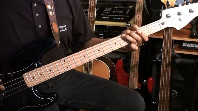 ALL ABOUT THAT BASS Meghan Trainor Bass Guitar Lesson @EricBlackmonGuitar смотреть онлайн