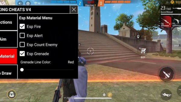 THE KING CHEATS V4 | NEW UPDATE | FREE FIRE MOD MENU | FF HACK | MOD MENU FREE FIRE | OB 43 HACK 🥰
