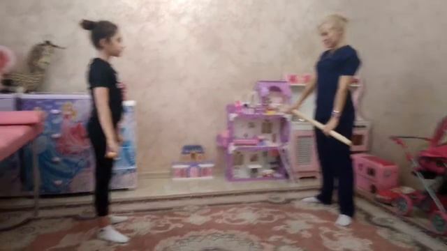 Упражнения с гимнастической палкой. При остеохондрозе, грыже, протрузии, нестабильности шоп ,гоп. смотреть онлайн