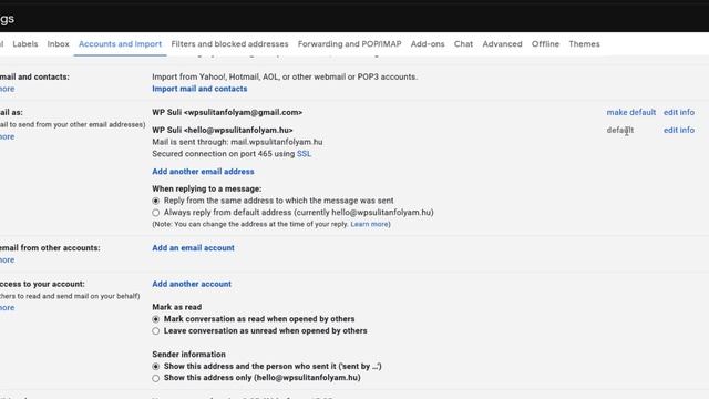 Céges email címünk kezelése GMailben? Kössük össze őket ?? смотреть онлайн