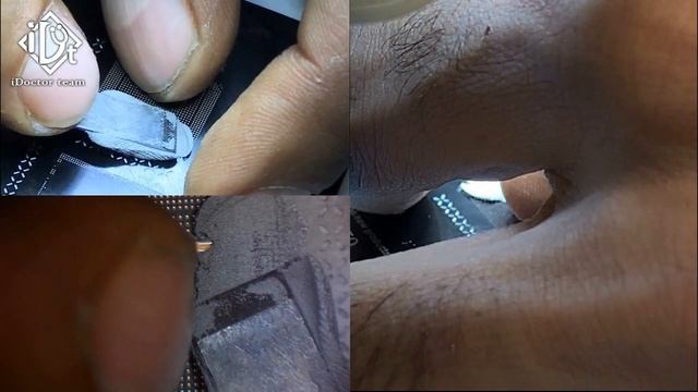 How to careful clean iPhone CPU and prepare it for Reballing смотреть онлайн