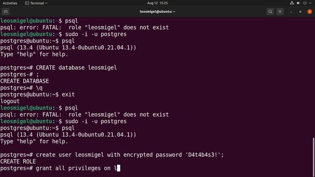 PostgreSQL Installation on Ubuntu смотреть онлайн