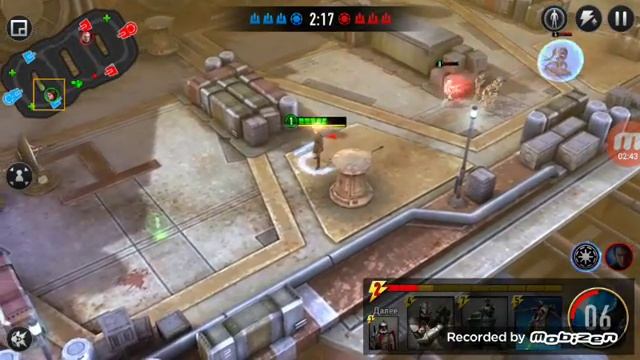 Битвы из фильма Энакин Скайуокер против графа Дуку смотреть онлайн