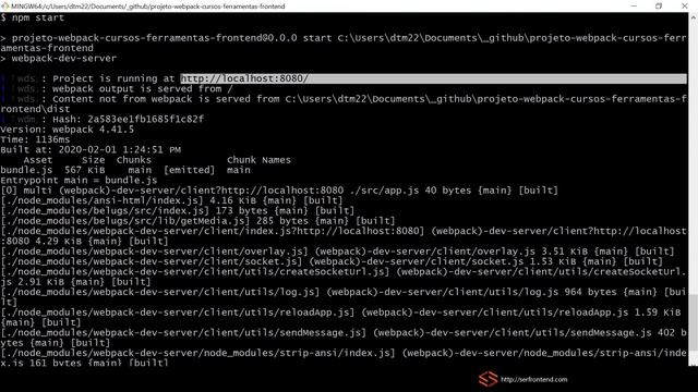 Cap 13 | #07 Curso Webpack: dev-server e html-webpack-plugin смотреть онлайн
