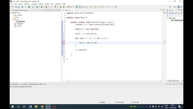 Aprenda como manipular os resultados de saída de Arrays em Java - URI 1173 - Beecrowd смотреть онлайн