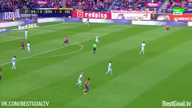 Атлетико 2:0 Сельта. Обзор матча и видео голов смотреть онлайн