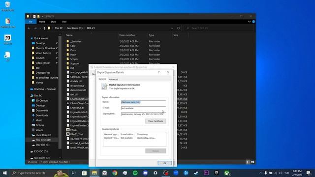 FIFA 23 EA ANTICHEAT LAUNCHER IS ALREADY RUNNING FIX (2023) смотреть онлайн