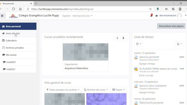 Inicio de la plataforma virtual Moodle (CELURU) смотреть онлайн