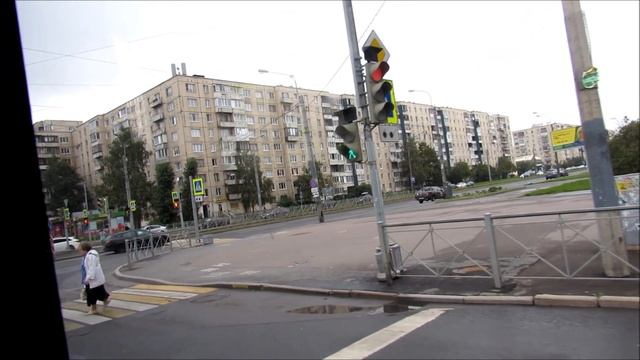 Троллейбус 47 "Малая Балканская ул. - ст. м. "Купчино" (старая трасса) смотреть онлайн