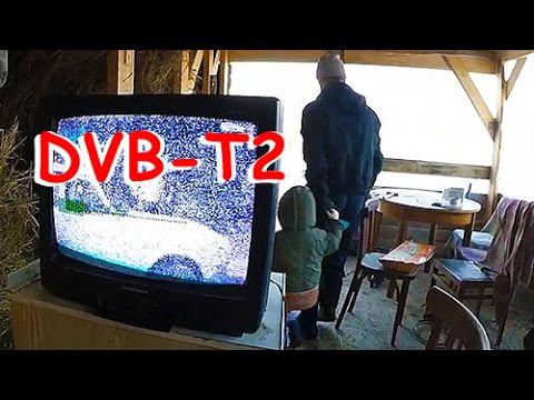 Неудачное подключение DVB-T2 приемника к телеку || Костя балбес || Жизнь в деревне смотреть онлайн