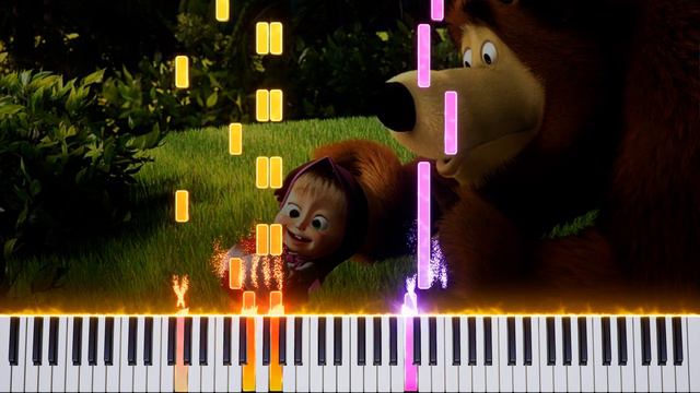 Masha And The Bear - Piano